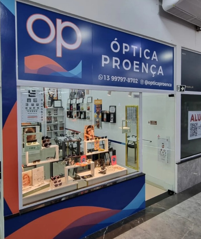 Fachada Óptica Proença — Comunicação Visual